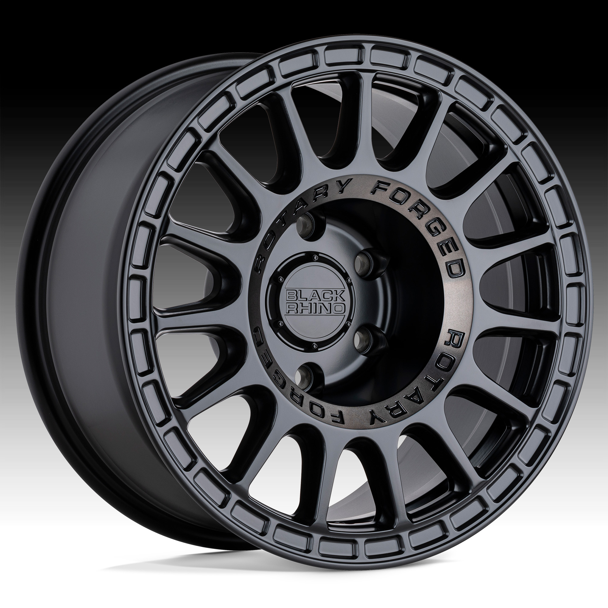 Black Rhino Sandstorm Semi Gloss Black Machined Custom Truck Wheels